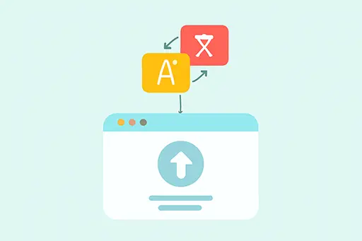 Pick source & target languages illustration